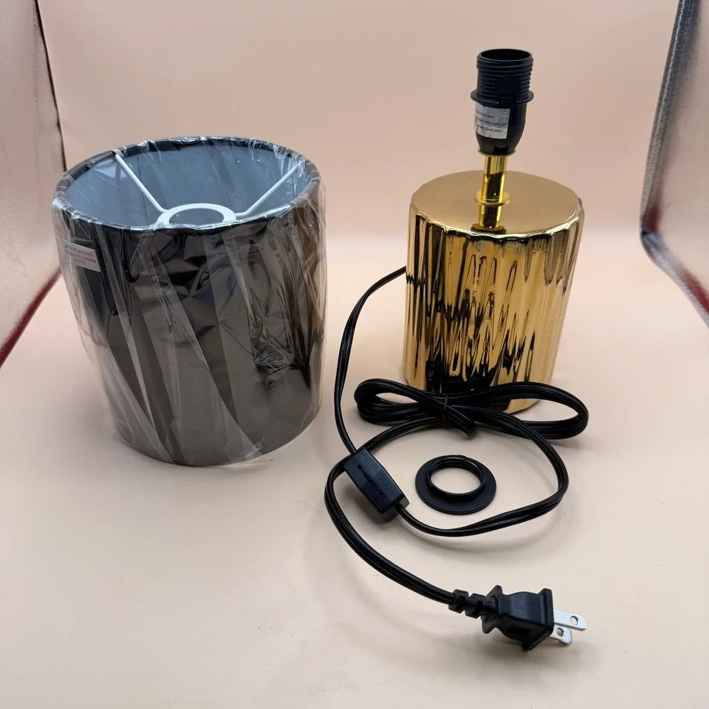 Simple Designs LT1132-GLD Table Lamp 11.6
